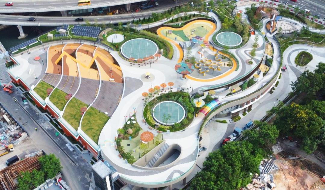 Hotel Dorsett Kwun Tong, Hongkong Exterior foto